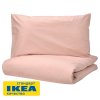 Пододеяльник 1,5-сп., наволочка САНТАЛИЯ (ИКЕА STRANDTALL) 150x200/50x70, розовый, перкаль KL-60512031
