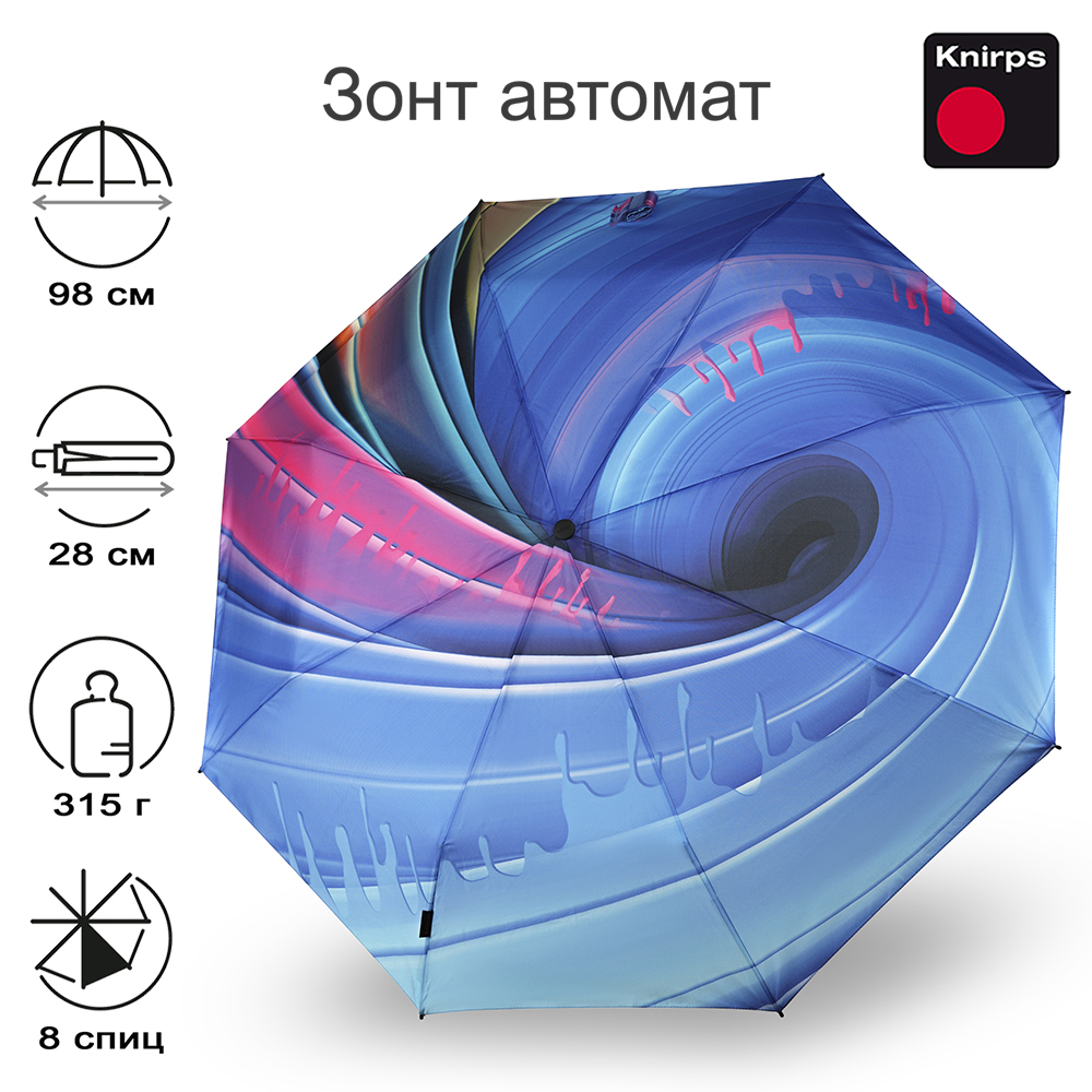 Зонт Knirps автомат T.200 Medium Duomatic TORNADO 95 3201 8824