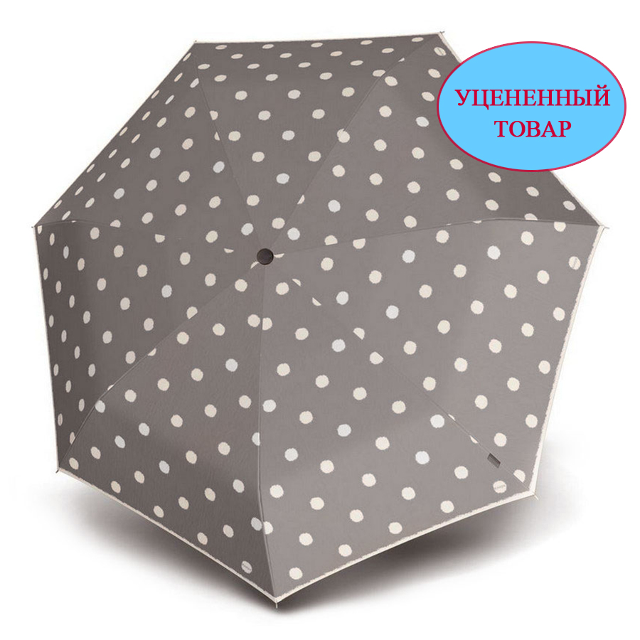 Зонт Knirps механический T.020 Small Manual DOT ART TAUPE 95 3020 4902-uc