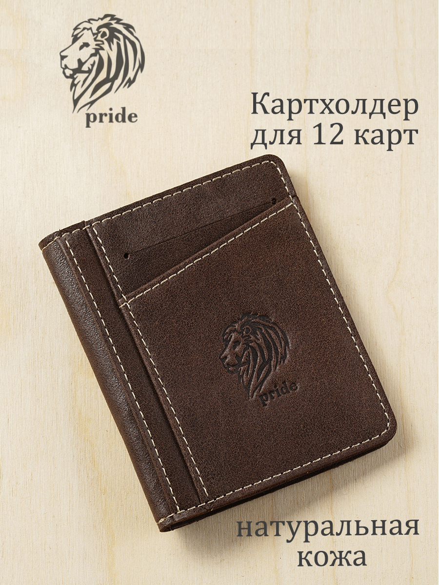 Футляр для карт VIGRANA Pride коричневый ФК-П/кор