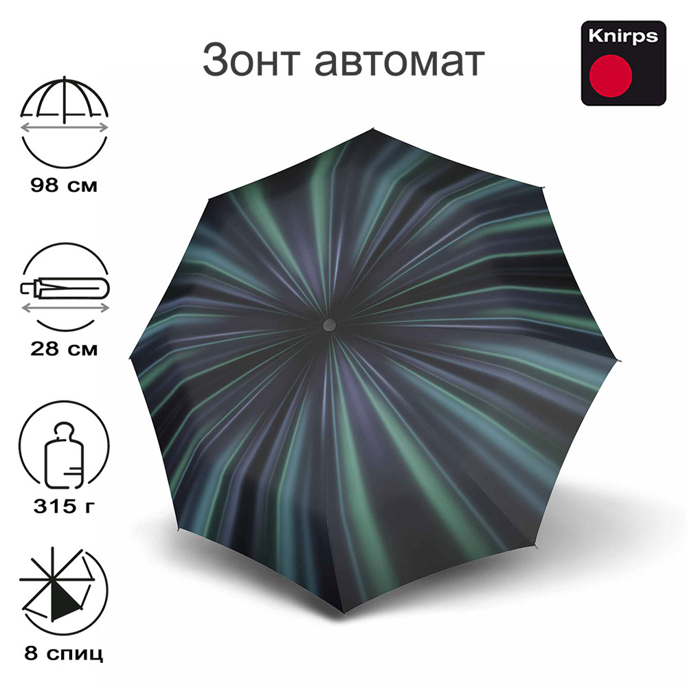 Зонт Knirps автомат T.200 Medium Duomatic DUSK WATER 95 3201 8889