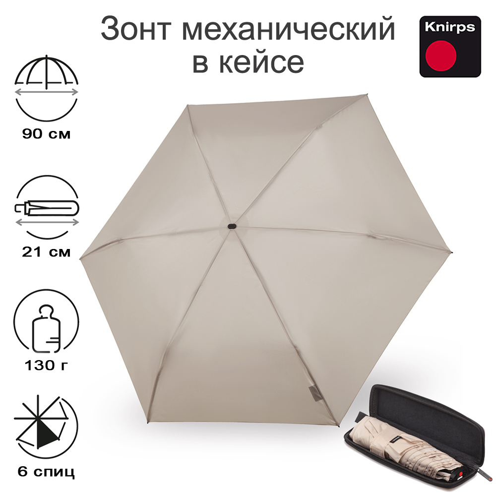 Зонт Knirps механический X4U в кейсе SEASAME 95 6030 8851