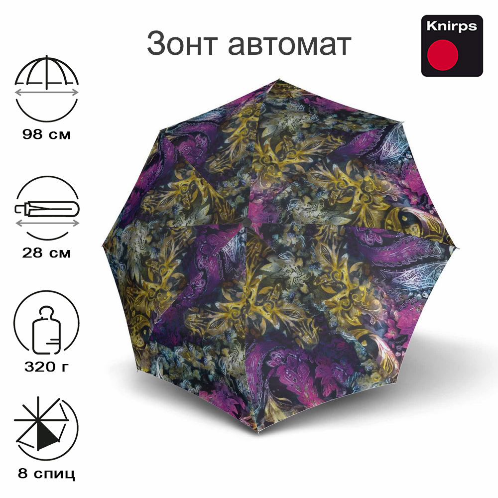 Зонт Knirps автомат T.200 medium duomatic ROYAL 95 3201 8925