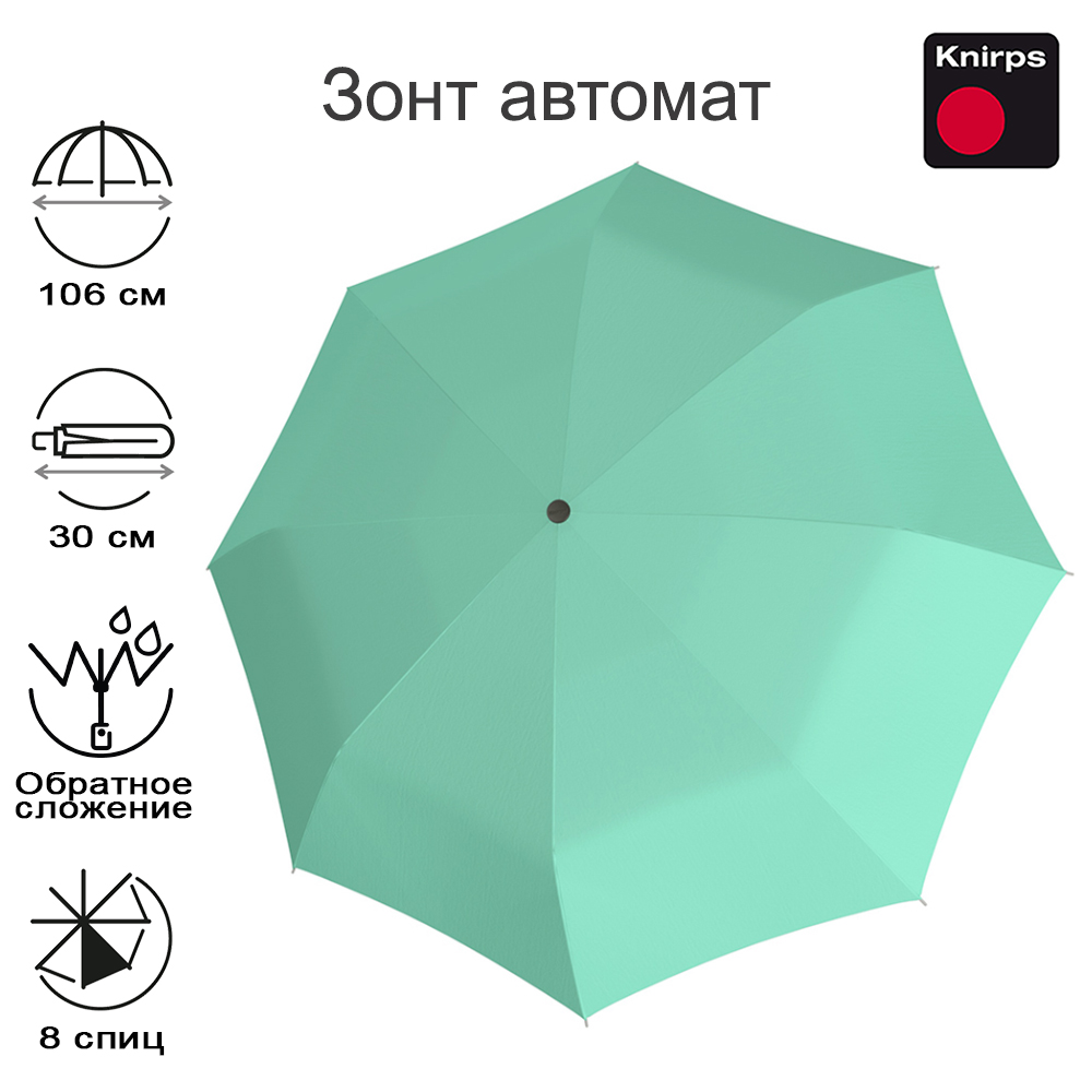 Зонт Knirps автомат Re³ Duomatic MINT 95 6200 6018. Интернет магазин Гранд  Багаж