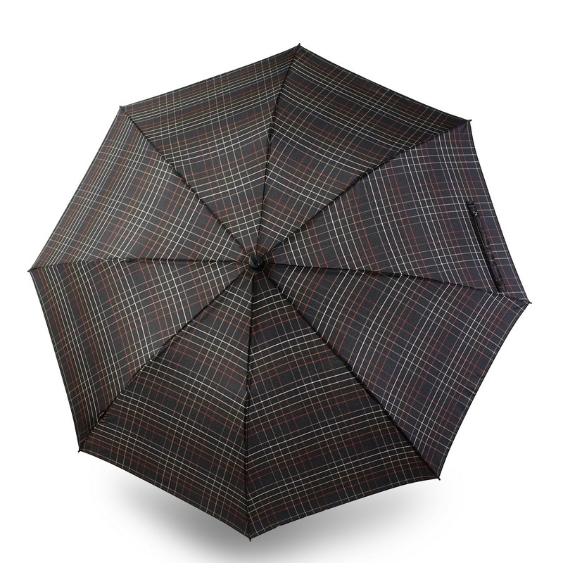 Зонт Knirps полуавтомат S.570 Large Automatic CHECK BLACK 95 5570 5290