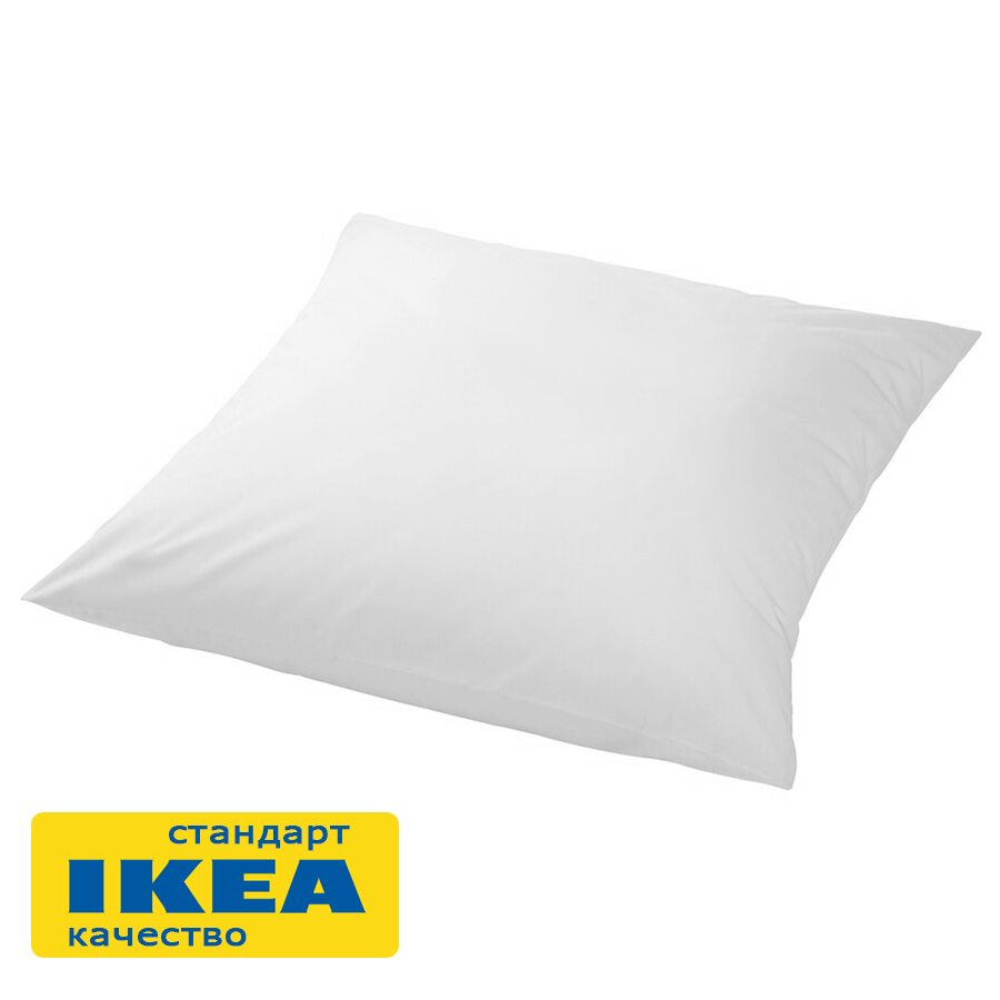 Наволочка НАТЕСМИО (ИКЕА НАТТЭСМИН) 70x70, белый, сатин KL-52639875