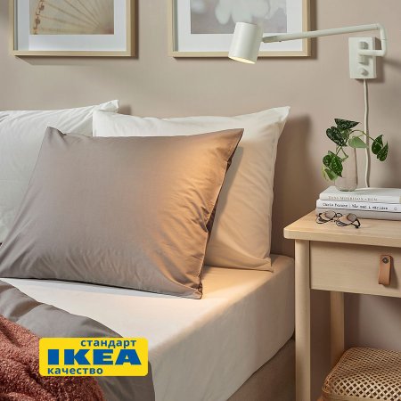 Простыня на резинке 160x200, белая ViGrand УЛЬВИДОРО 