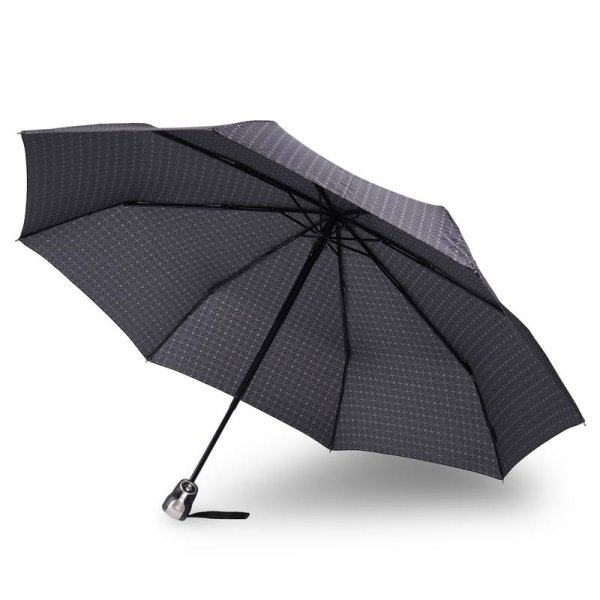 Зонт Bugatti автомат GRAN TURISMO GENTS PRINT BLACK GREY 74667007BU-uc. Интернет магазин Гранд Багаж 