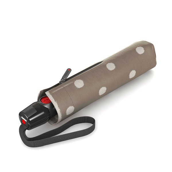 Зонт Knirps автомат T.200 Medium Duomatic DOT ART TAUPE 95 3201 4902. Интернет магазин Гранд Багаж 