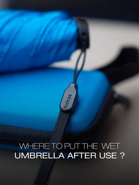 Зонт Knirps механический X4U в кейсе NEON BLUE 95 6030 8803. Интернет магазин Гранд Багаж 