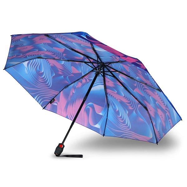 Зонт Knirps автомат T.200 Medium Duomatic WAVES ICE 95 3201 8657. Интернет магазин Гранд Багаж 