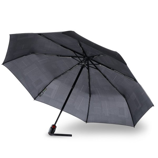 Зонт Knirps автомат T.200 Medium Duomatic CHALLENGE BLACK ECOREPEL 95 3201 8433-uc. Интернет магазин Гранд Багаж 