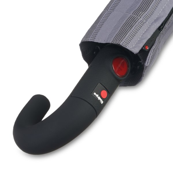 Зонт Knirps автомат T.260 Medium Duomatic Crook Handle 2LINE UP STONE ECOREPEL 95 3260 8498. Интернет магазин Гранд Багаж 