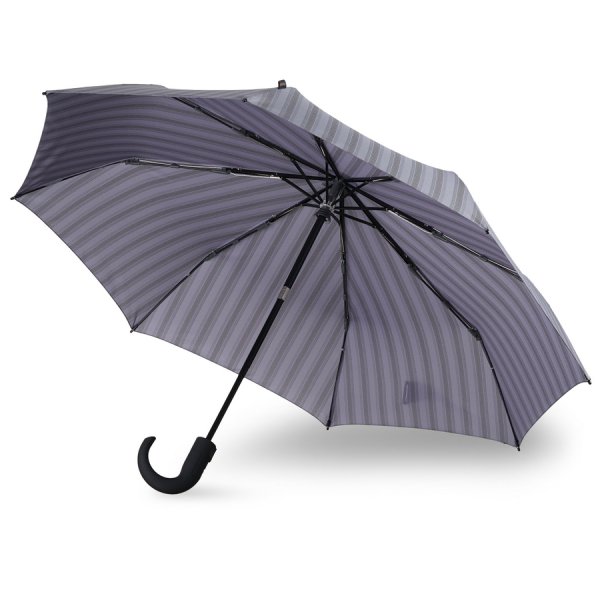Зонт Knirps автомат T.260 Medium Duomatic Crook Handle 2LINE UP STONE ECOREPEL 95 3260 8498. Интернет магазин Гранд Багаж 