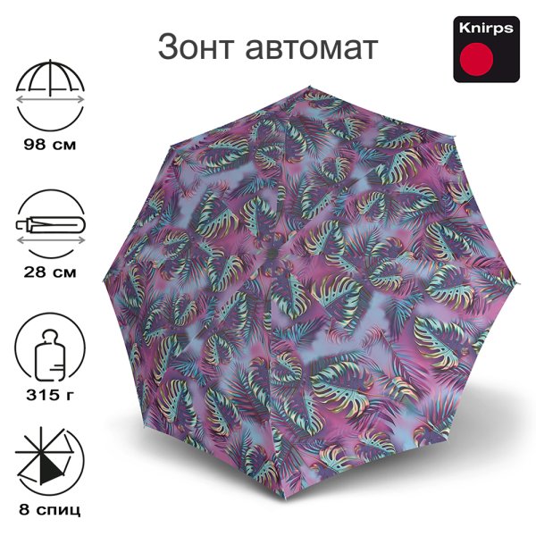 Зонт Knirps автомат T.200 Medium Duomatic JAMAICA 95 3201 8823