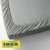 Простыня на резинке ДВАЛИЯ (ИКЕА DVALA) 140x200, светло-серый, миткаль KL-87929386. Интернет магазин Гранд Багаж 