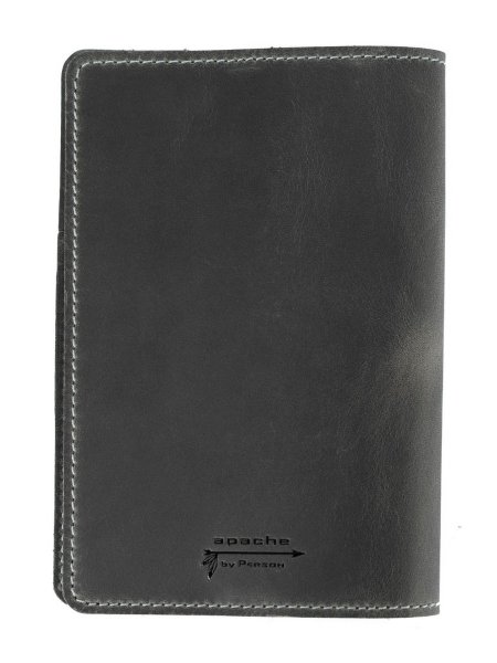 Обложка для паспорта Apache крейзи ОП-37-А/черн. Интернет магазин Гранд Багаж 