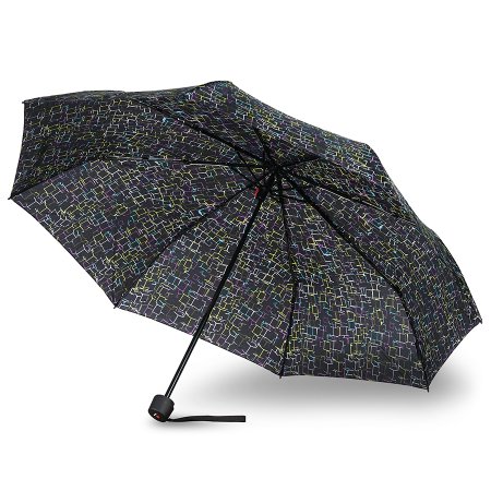 Зонт Knirps механический A.050 Medium Manual CUBES BLACK 95 7051 8668. Интернет магазин Гранд Багаж 