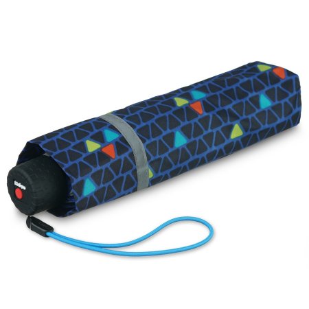 Зонт Knirps механический X.050 Rookie Manual TRIPLE BLUE REFLECTIVE 95 6050 8539. Интернет магазин Гранд Багаж 