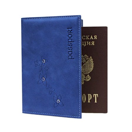 Обложка для паспорта Kniksen ОПВ-мэри/син