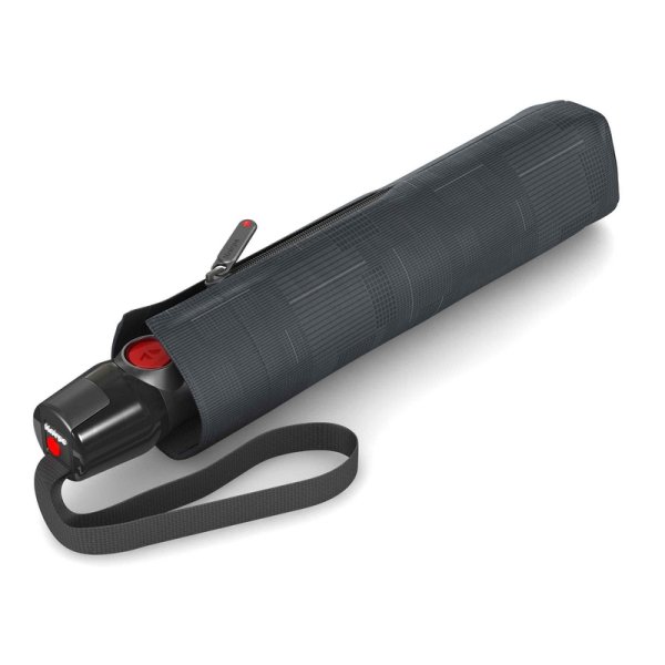 Зонт Knirps автомат T.200 Medium Duomatic CHALLENGE BLACK ECOREPEL 95 3201 8433-uc. Интернет магазин Гранд Багаж 