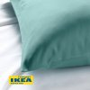 Наволочка НАТЕСМИО (ИКЕА НАТТЭСМИН) 70x70, серо-бирюзовый, сатин, лиоцелл KL-30486637. Интернет магазин Гранд Багаж 