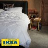 Пододеяльник 1,5-сп., наволочка ТРУТОГ (ИКЕА TRUBBTÅG) 150x200/50x70, белый, поплин KL-10482116. Интернет магазин Гранд Багаж 