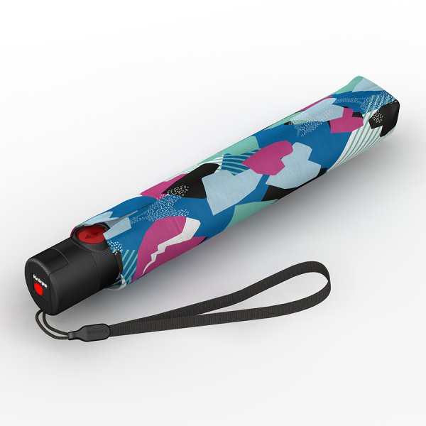 Зонт Knirps автомат U.200 Ultra Light Medium Duomatic HEARTBREAK 95 2200 8813. Интернет магазин Гранд Багаж 