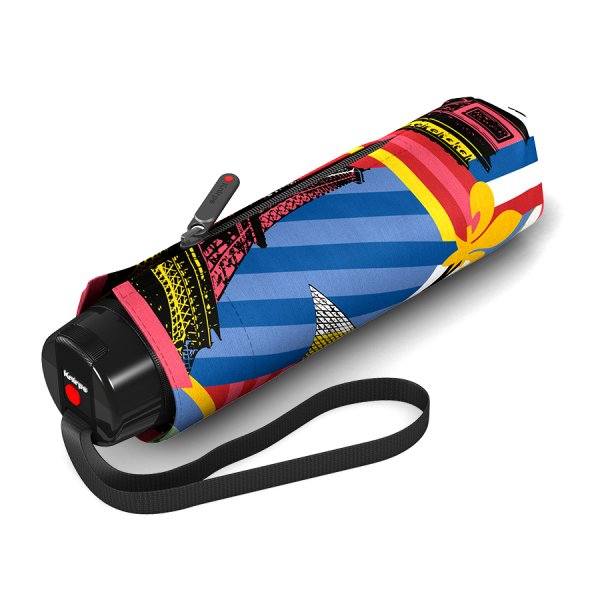 Зонт Knirps механический T.020 Small Manual PARIS POP 95 3020 8667. Интернет магазин Гранд Багаж 