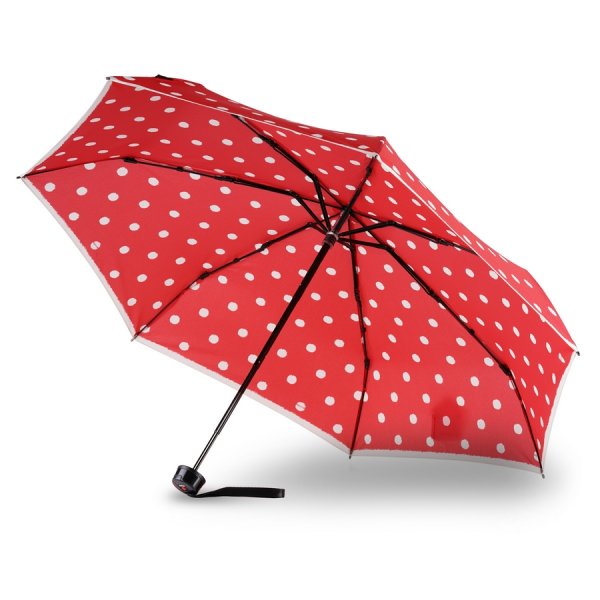 Зонт Knirps механический T.020 Small Manual DOT ART RED 95 3020 4903. Интернет магазин Гранд Багаж 