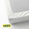 Простыня на резинке НАТЕСМИО (ИКЕА НАТТЭСМИН) 180x200, белый, сатин KL-40349456. Интернет магазин Гранд Багаж 