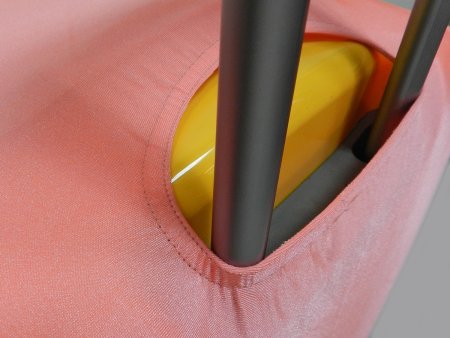 Чехол для чемодана на 4-х колесах (розовый) extracase