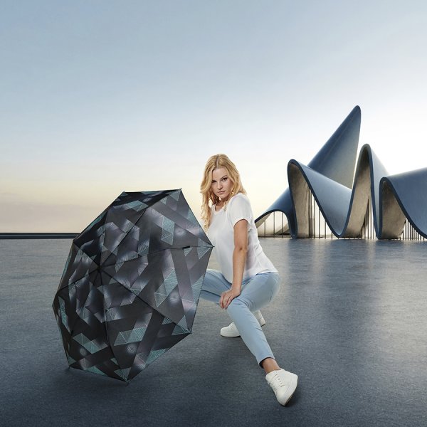 Зонт Knirps автомат T.200 Medium Duomatic SYMPHONY BLACK 95 3201 8694. Интернет магазин Гранд Багаж 