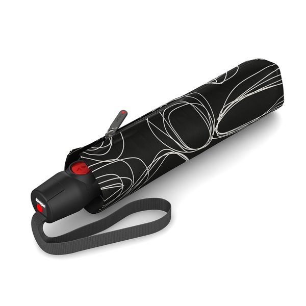 Зонт Knirps автомат T.200 Medium Duomatic PURE BLACK 95 3201 8780. Интернет магазин Гранд Багаж 