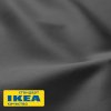 Простыня сатин, темно-серая 150x260 ViGrand НАТЕСМИО (ИКЕА НАТТЭСМИН)