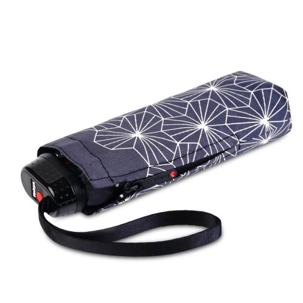 Зонт Knirps механический TS.010 Slim Small Manual LOTUS BLACK 95 4010 4800. Интернет магазин Гранд Багаж 