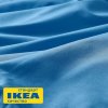 Простыня на резинке ДВАЛИЯ (ИКЕА DVALA) 120х200, голубой, миткаль KL-28529348. Интернет магазин Гранд Багаж 