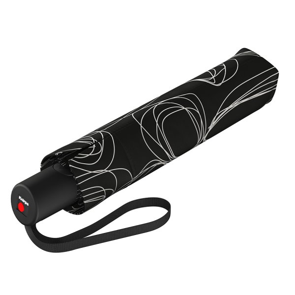 Зонт Knirps автомат A.200 Medium Duomatic PURE BLACK 95 7201 8780. Интернет магазин Гранд Багаж 