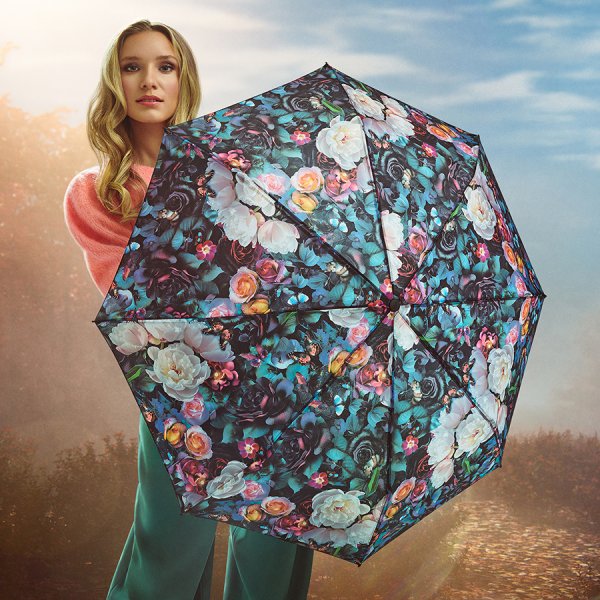 Зонт Knirps автомат A.200 Medium Duomatic FAIRYBLOOM 95 7201 8837. Интернет магазин Гранд Багаж 