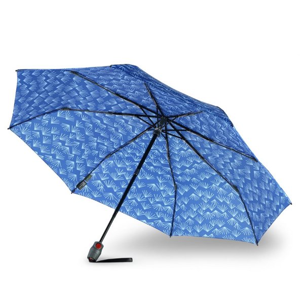 Зонт Knirps автомат T.200 Medium Duomatic NUNO KASA BLUE ECOREPEL WITH UV PROTECTION 95 3201 8535-uc. Интернет магазин Гранд Багаж 