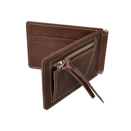 Зажим для денег мужской из натуральной кожи Apache ОК-3-А/кор. Интернет магазин Гранд Багаж