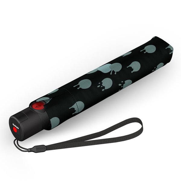 Зонт Knirps автомат U.200 Ultra Light Medium Duomatic RAINYDAY BLACK 95 2200 8670. Интернет магазин Гранд Багаж 
