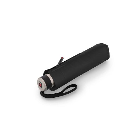 Зонт Knirps механический C.041 Chrome Matt Small Manual BLACK 95 8041 1000. Интернет магазин Гранд Багаж 