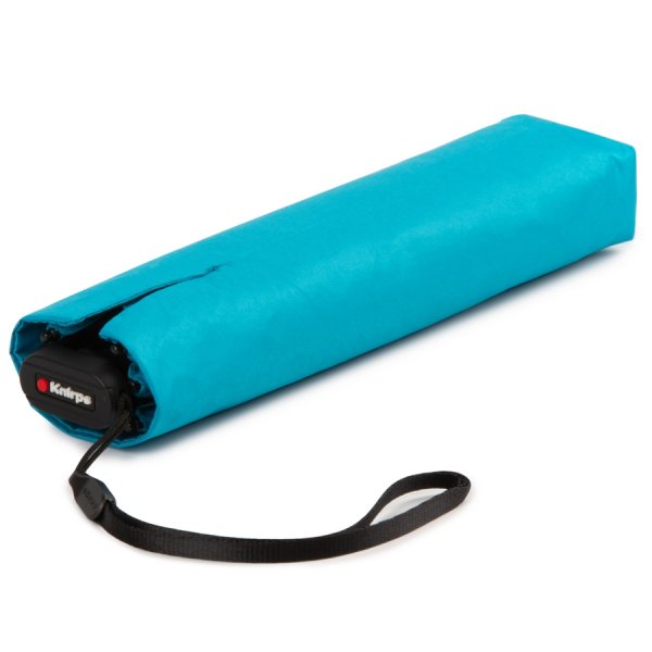 Зонт Knirps механический US.050 Ultra Light Slim Manual TURQUOISE WITH BLACK COATING 95 0050 1340. Интернет магазин Гранд Багаж 