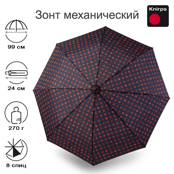 Зонт Knirps механический A.050 Medium Manual PINTA SAILOR 95 7051 8359 Зонт Knirps механический A.050 Medium Manual PINTA SAILOR 95 7051 8359