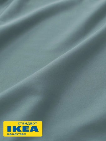 Простыня на резинке НАТЕСМИО (ИКЕА NATTJASMIN) 140x200, темно-бирюзовый, сатин KL-67588225. Интернет магазин Гранд Багаж 