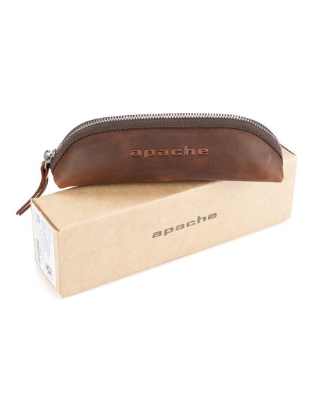 Чехол для ключей и очков Апачи крейзи ЧУ-А/рыж. Интернет магазин Гранд Багаж 