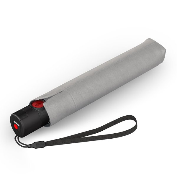 Зонт Knirps автомат U.200 Ultra Light Medium Duomatic STONE WITH BLACK COATING 95 2200 86782. Интернет магазин Гранд Багаж 