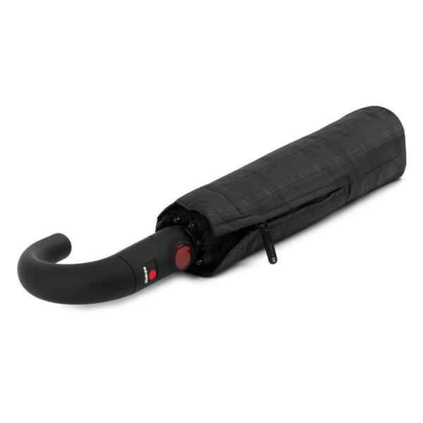 Зонт Knirps автомат T.260 Medium Duomatic MEN`S PRINT CHECK 95 3260 7602-uc. Интернет магазин Гранд Багаж 