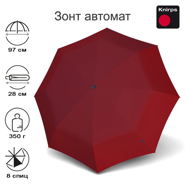 Зонт Knirps автомат A.200 Medium Duomatic SALSA 95 7201 1502 Зонт Knirps автомат A.200 Medium Duomatic SALSA 95 7201 1502